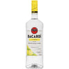 Bacardi Citrus Flavored Rum Limon 70 1L bottle with yellow cap and citrus label design.