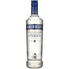 Smirnoff Vodka 100 750 ML bottle with blue label, 100 proof, triple distilled, gluten-free.