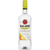 Bacardi Pineapple Flavored Rum 1L bottle with tropical pineapple design.