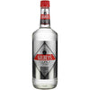 Gilbey's London Dry Gin 1L bottle with red cap and label.