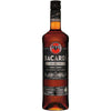 Bacardi Black Rum 80 750 ML bottle with deep mahogany color.