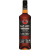 Bacardi Black Rum 80 750 ML bottle with deep mahogany color.
