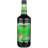 Dekuyper Crème de Menthe Green 1L bottle with vibrant label, premium mint liqueur.