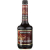 Dekuyper Creme De Cacao Dark 750 ML bottle with chocolate liqueur flavor.