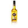 Licor 43 Herbal Liqueur 750ml bottle with golden glow and Mediterranean design.