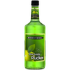 Dekuyper Sour Apple Schnapps 1L bottle with vibrant green label.
