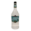 Hiram Walker Creme De Menthe White 750 ML bottle with mint-flavored liqueur.