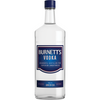 Burnett's Vodka 750ml bottle, triple charcoal filtered, quadruple distilled, superior smoothness.