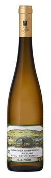 S.A. Prum Graach Domprobst Riesling 2017 wine bottle, German white wine, Mosel region, 750 ML, vibrant aromas, elegant and refined.