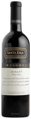 Santa Ema Select Terroir Merlot Valle del Cachapoal 2017 750 ML