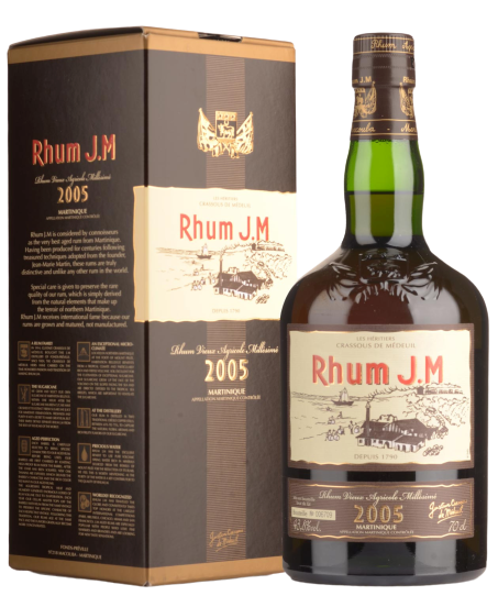 Rhum J.M 10 Year Old Vintage Tres Vieux Rhum Agricole 750 ML