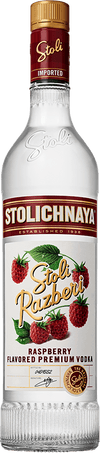 Stolichnaya Razberi Flavored Russian Vodka 75 Proof 750 ml