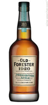 Old Forester 1920 Prohibition Style Kentucky Straight Bourbon Whiskey 115 Proof 750 ML