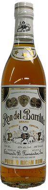 Rone Del Barrilito Aged Rum 3 Stars Superior especial 86 750 ML